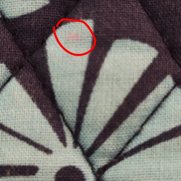 Vera Bradley Blue Floral Small Cosmetic Bag - Picture 5 of 15